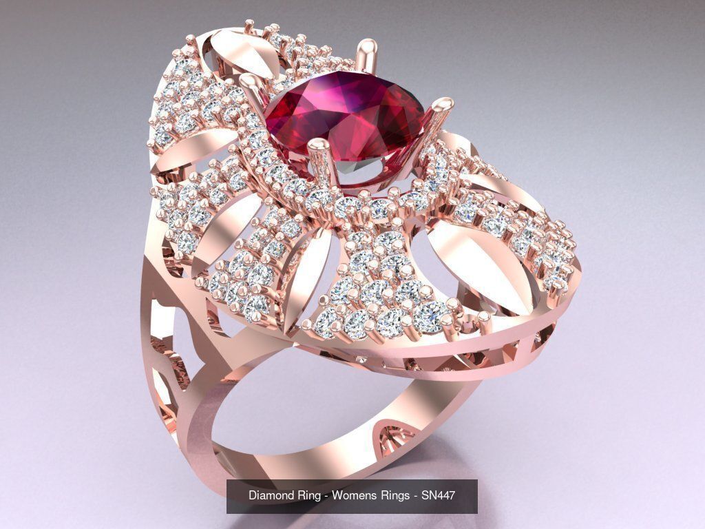 Collection 3d Ring Jewellery - 100 Womens Rings N20 _42
