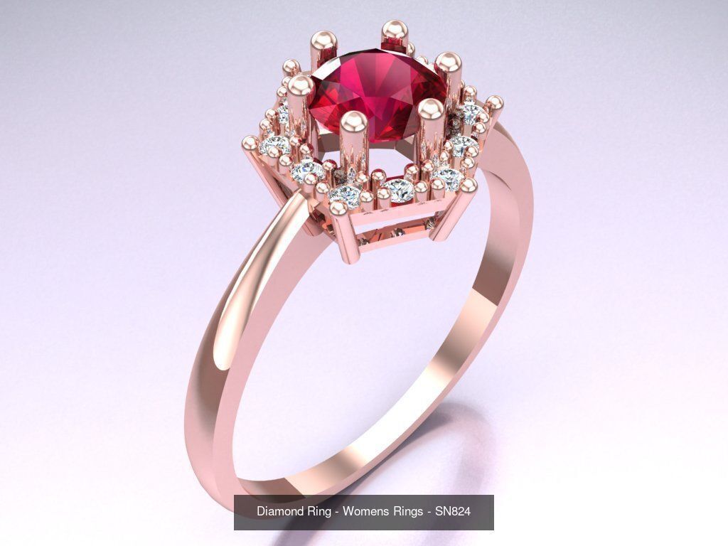 Collection 3d Ring Jewellery - 100 Womens Rings N20 _49