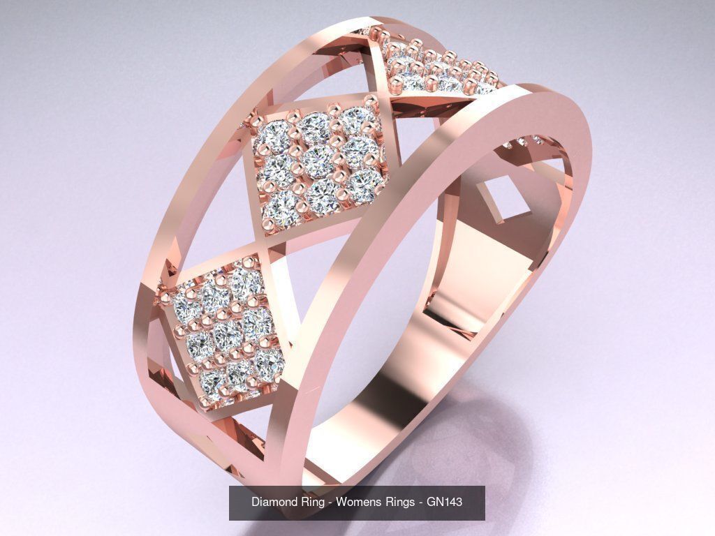 Collection 3d Ring Jewellery - 100 Womens Rings N20 _97