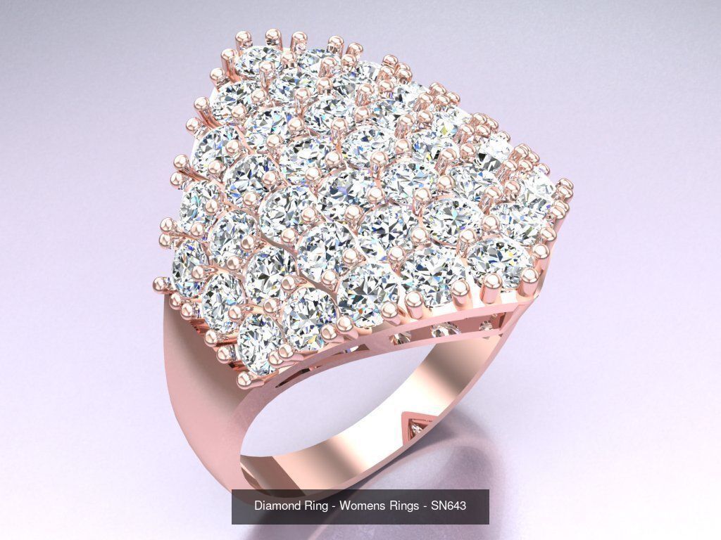 Collection 3d Ring Jewellery - 100 Womens Rings N20 _68