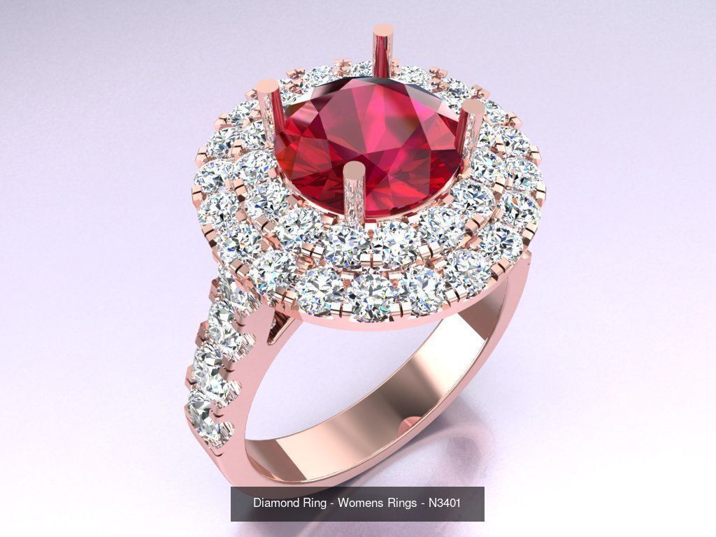 Collection 3d Ring Jewellery - 100 Womens Rings N20 _13