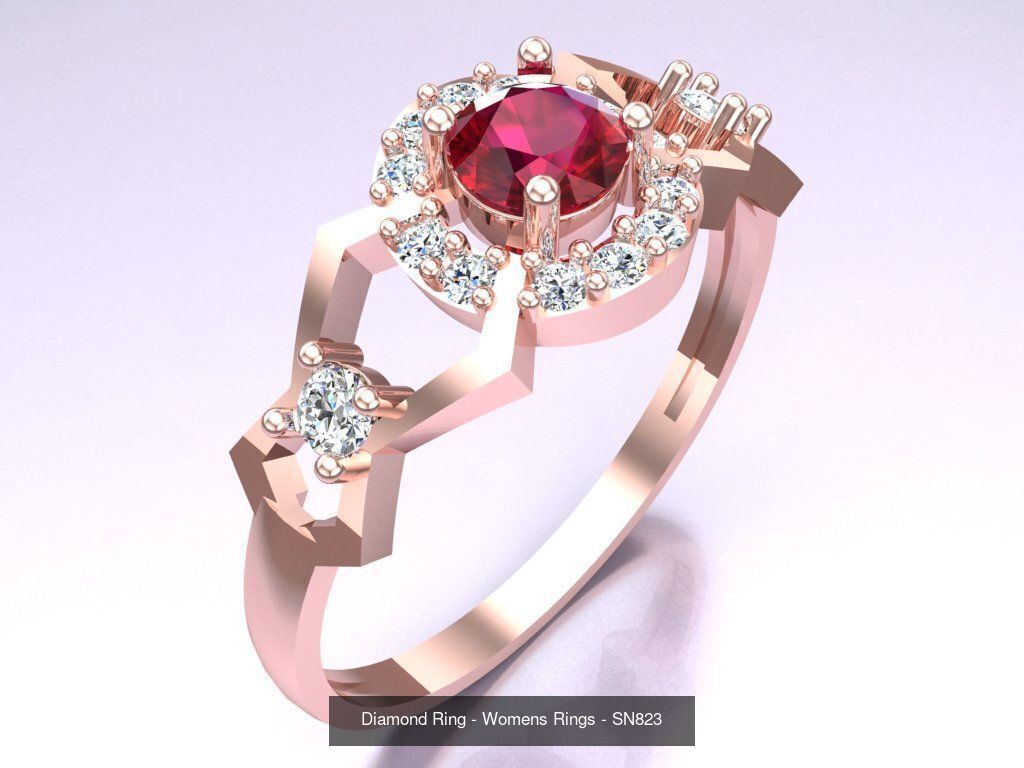 Collection 3d Ring Jewellery - 100 Womens Rings N20 _48