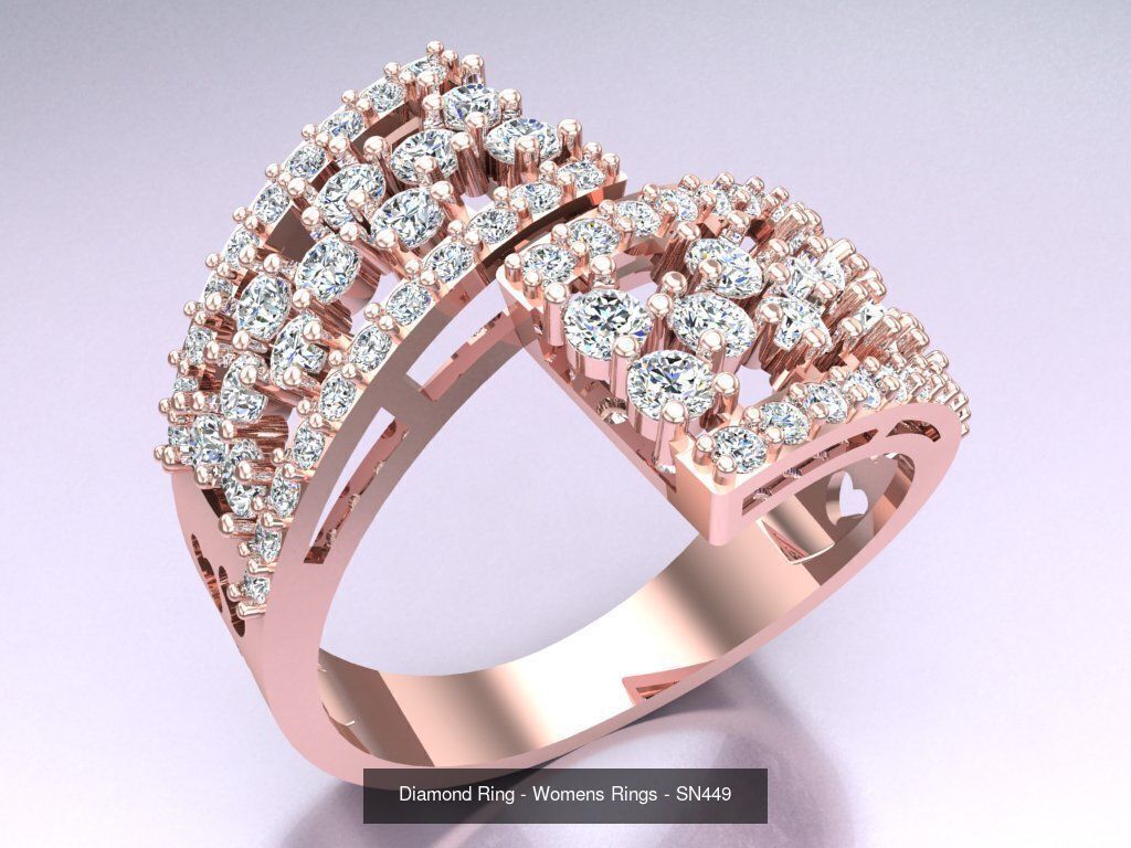 Collection 3d Ring Jewellery - 100 Womens Rings N20 _43