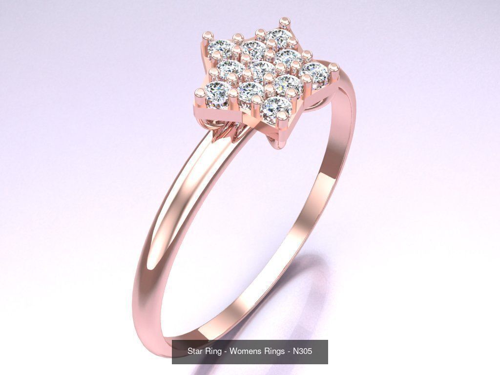 Collection 3d Ring Jewellery - 100 Womens Rings N20 _57