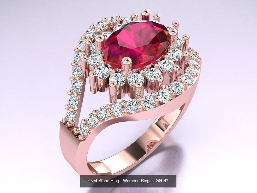Collection 3d Ring Jewellery - 100 Womens Rings N20 _99