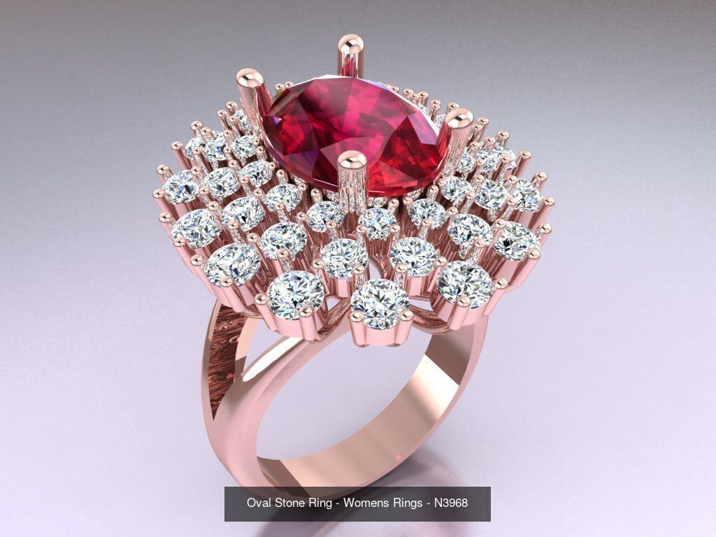 Collection 3d Ring Jewellery - 100 Womens Rings N20 _33