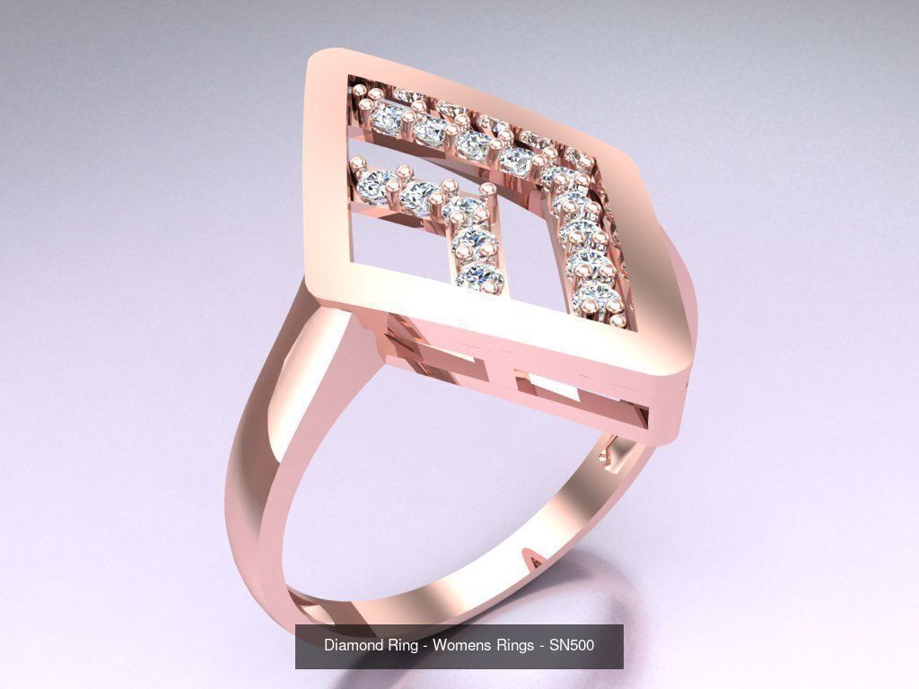 Collection 3d Ring Jewellery - 100 Womens Rings N20 _71