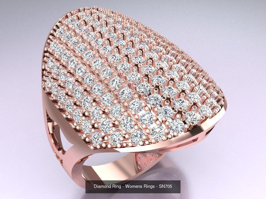 Collection 3d Ring Jewellery - 100 Womens Rings N20 _83