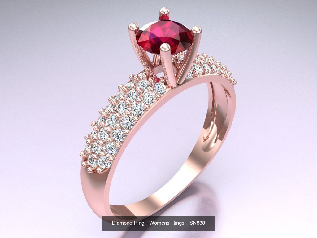 Collection 3d Ring Jewellery - 100 Womens Rings N20 _52