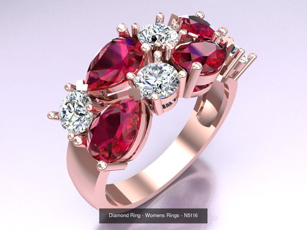 Collection 3d Ring Jewellery - 100 Womens Rings N20 _21