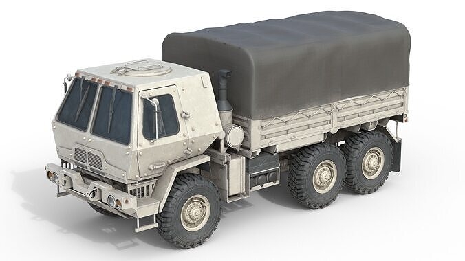 M1083 MTV Cargo Truck Low-poly 3D model