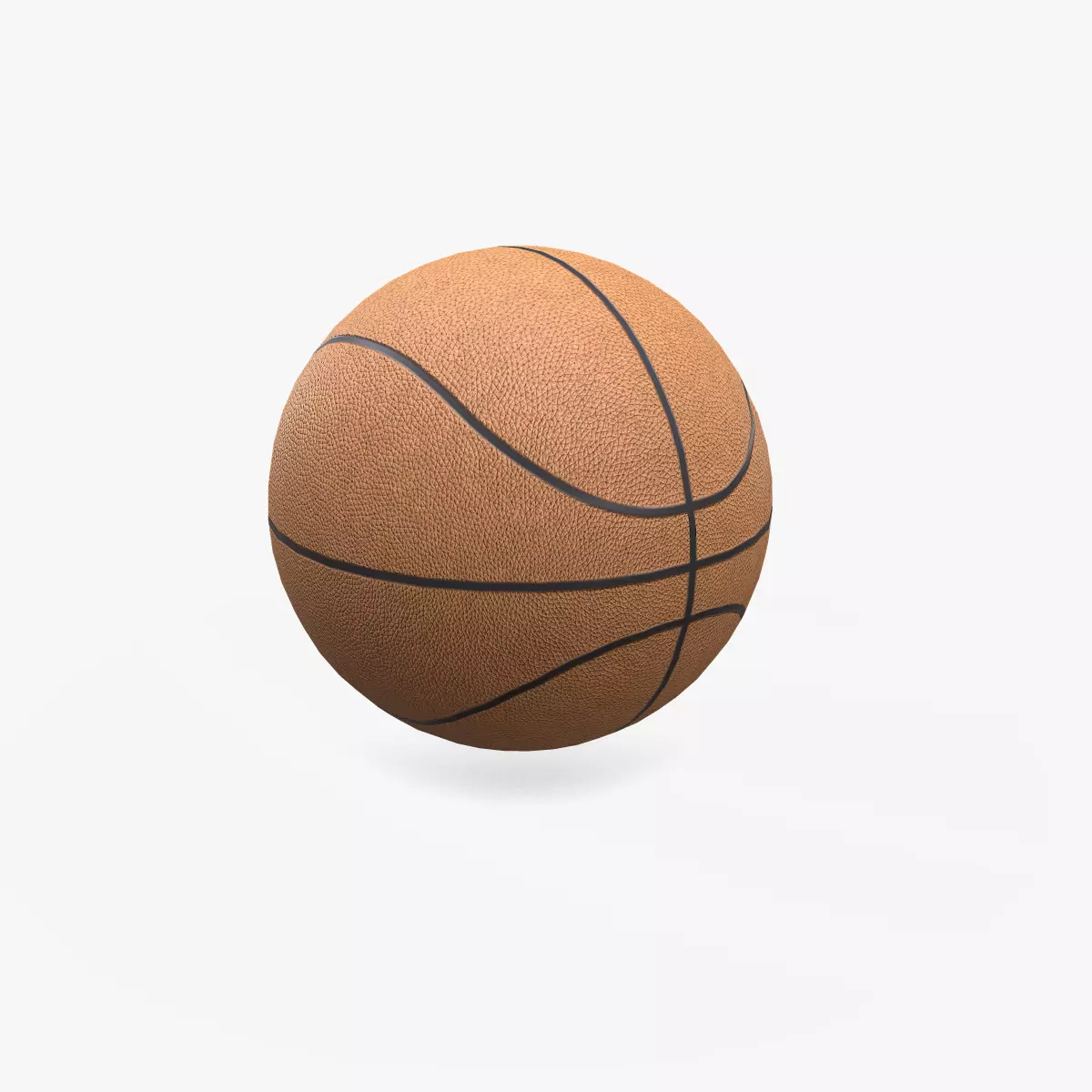 Generic Basketball Low-poly PBR Free low-poly 3D model