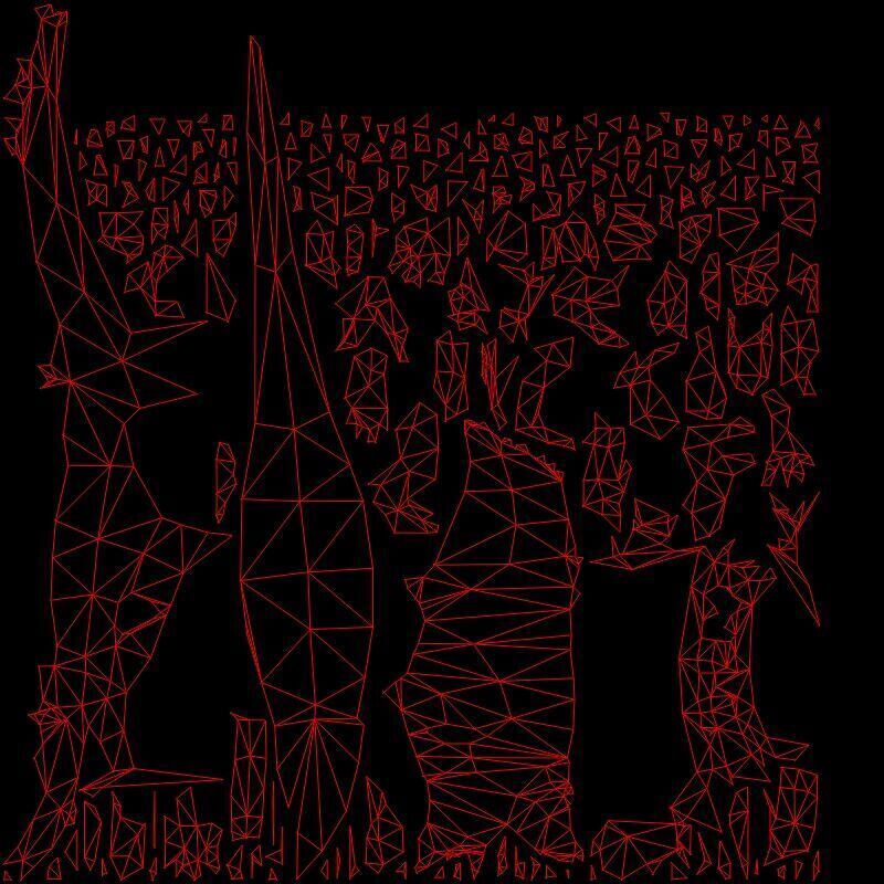 Crocodile low poly Low-poly 3D model_7