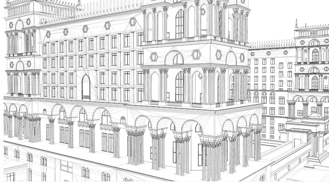 Government House of Baku 3D model_19