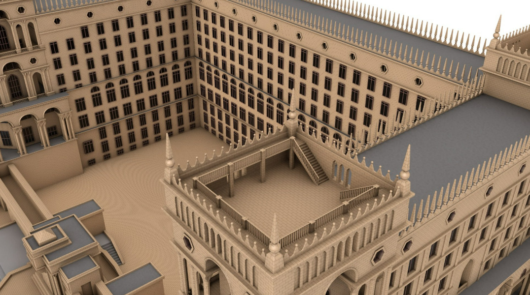Government House of Baku 3D model_6