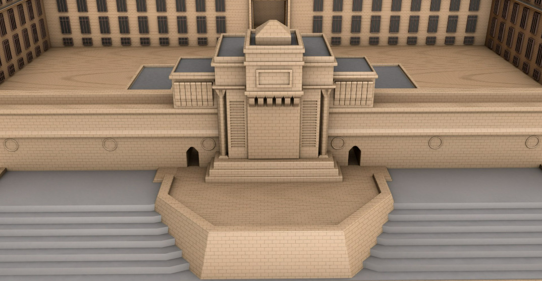 Government House of Baku 3D model_14