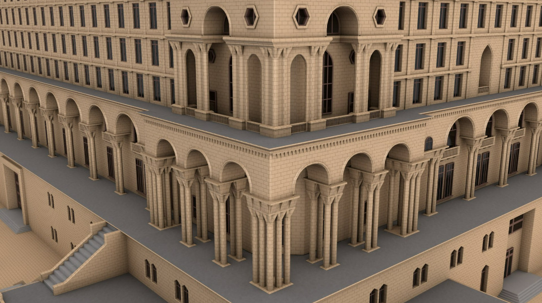 Government House of Baku 3D model_13