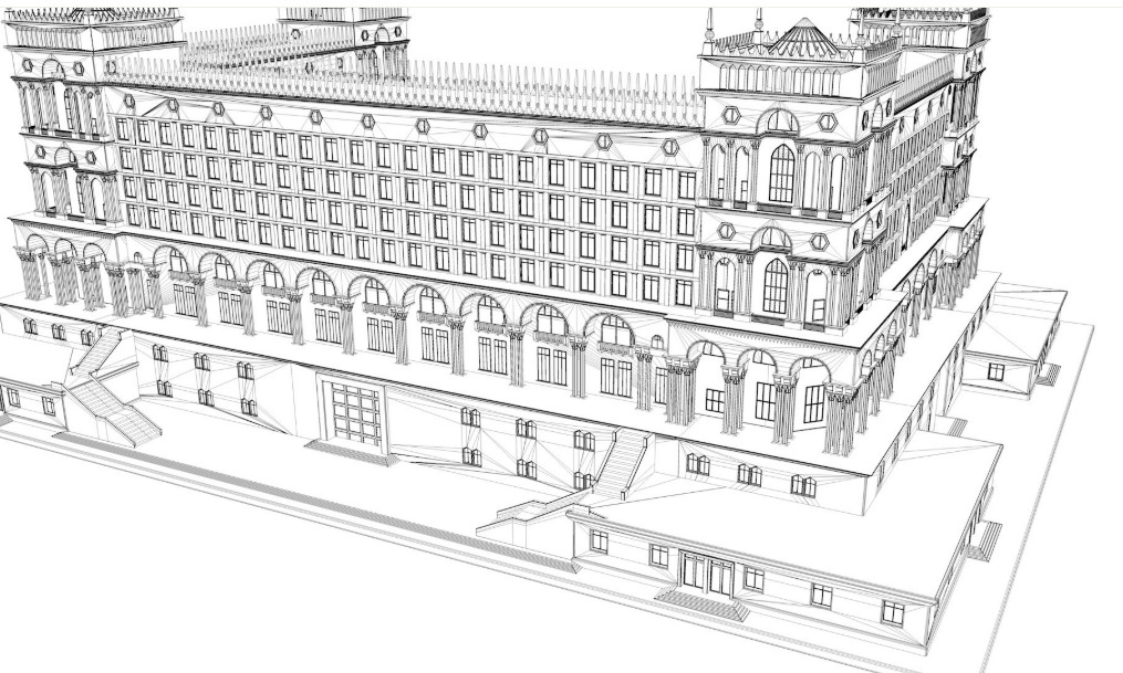 Government House of Baku 3D model_17