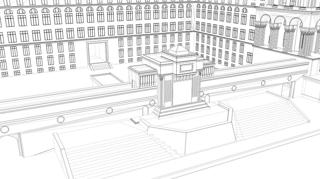 Government House of Baku 3D model_20