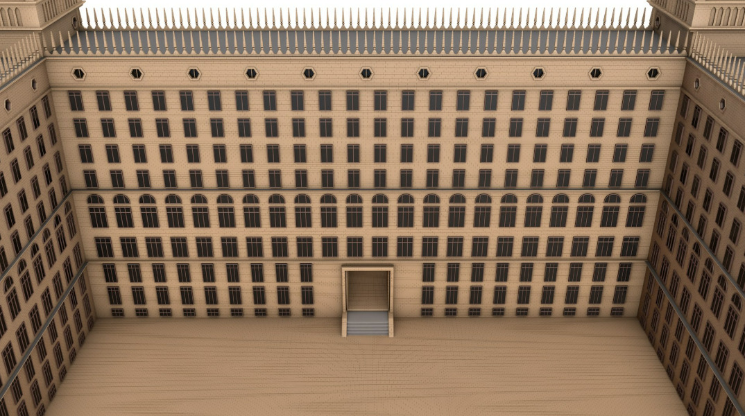 Government House of Baku 3D model_7