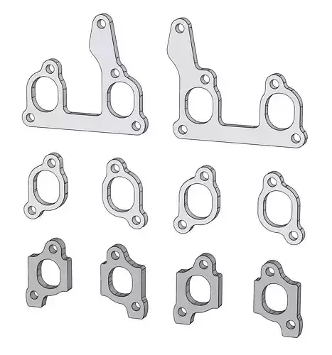 VW Volkswagen Intake Flange 8V 1300 1100 86C Polo Audi Cut model