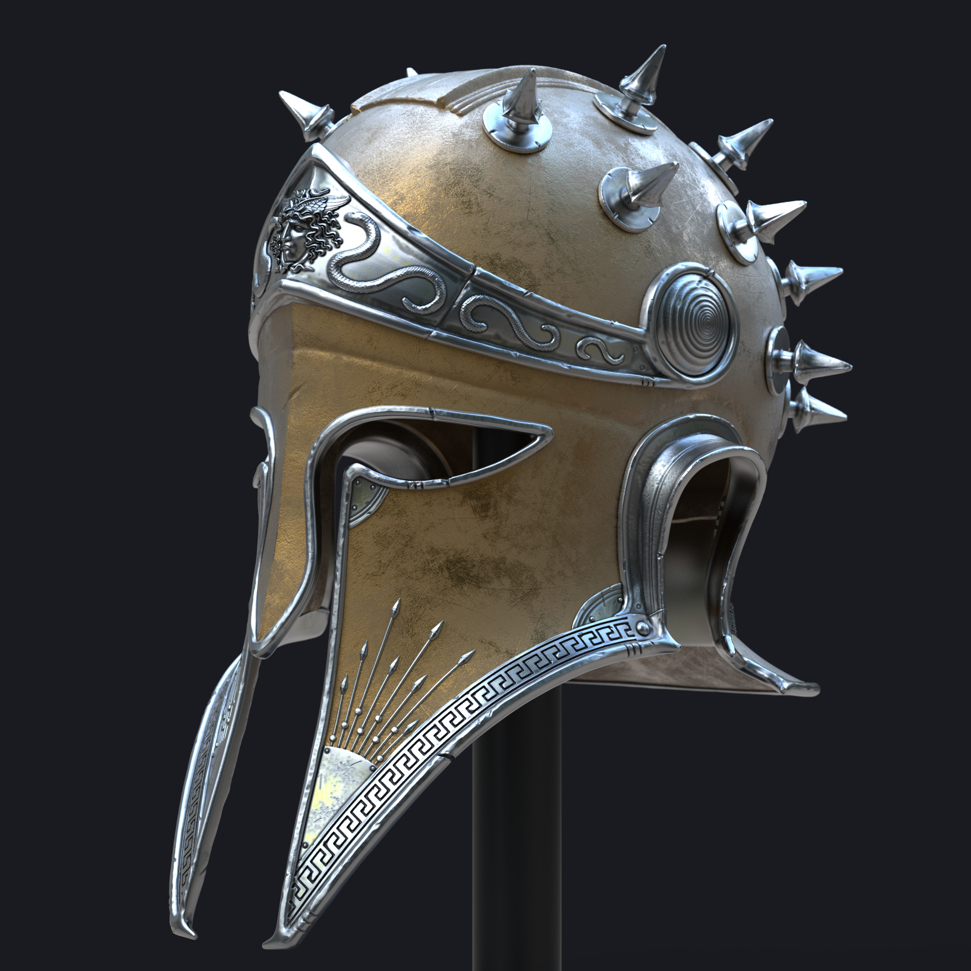Perseus Helm v1 3D model_6