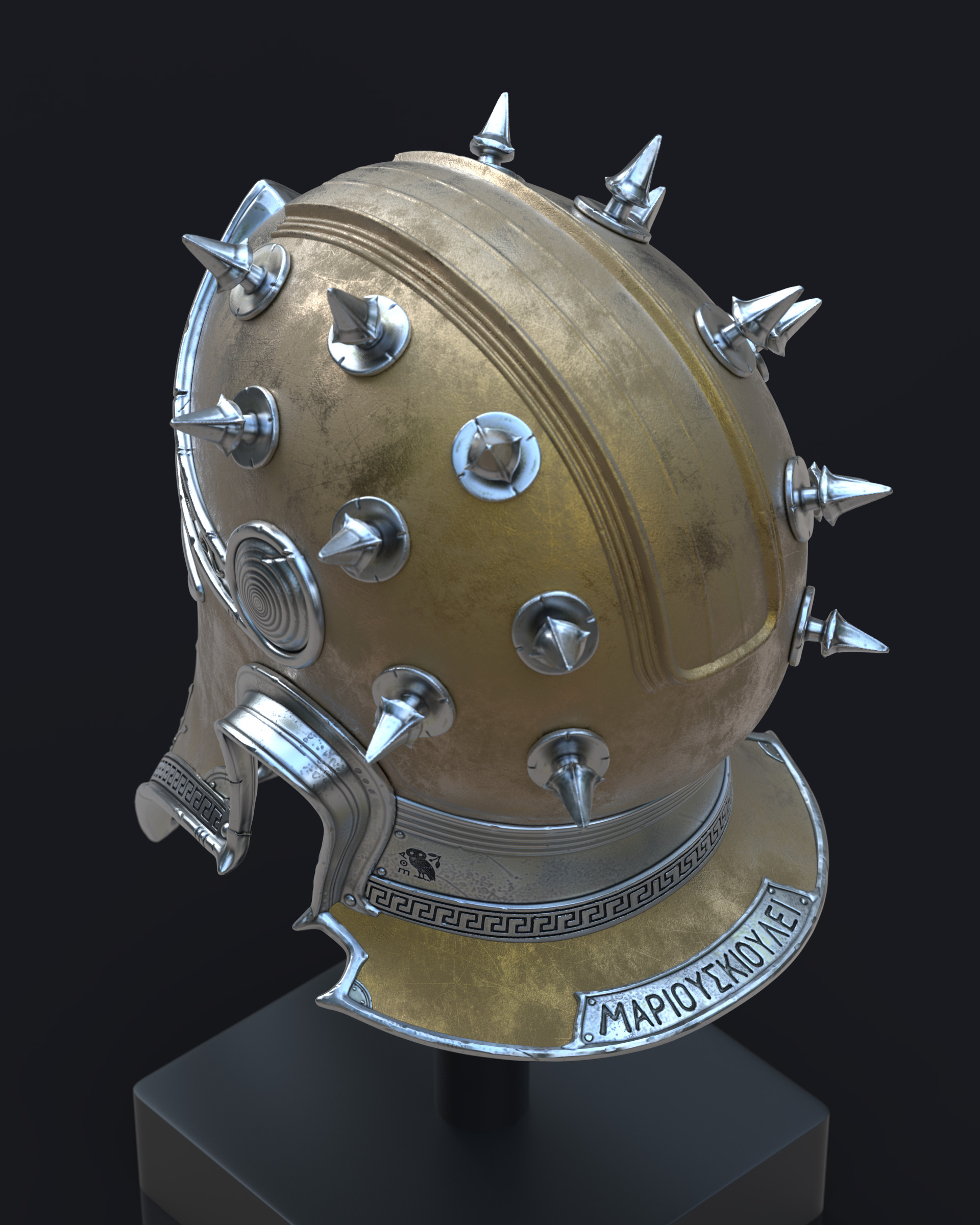 Perseus Helm v1 3D model_2