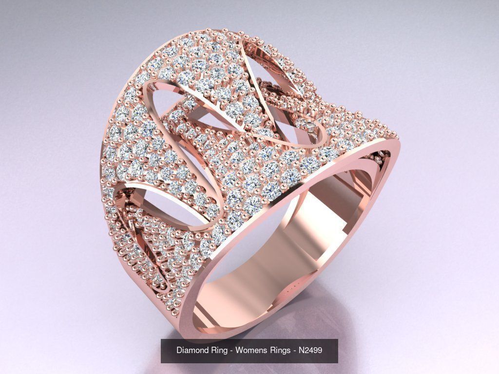 Collection 3d Ring Jewellery - 100 Womens Rings N22 _32