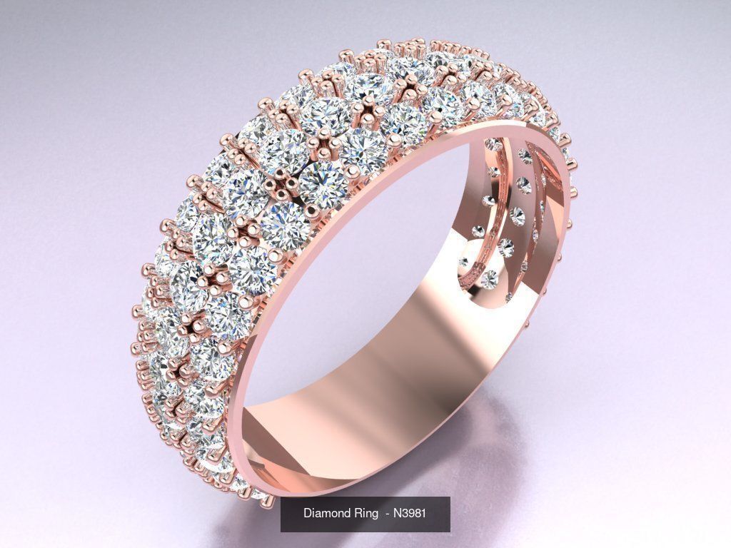 Collection 3d Ring Jewellery - 100 Womens Rings N22 _39