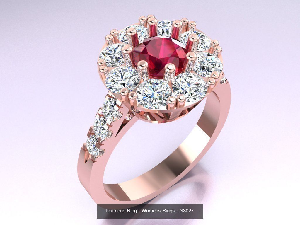 Collection 3d Ring Jewellery - 100 Womens Rings N22 _70
