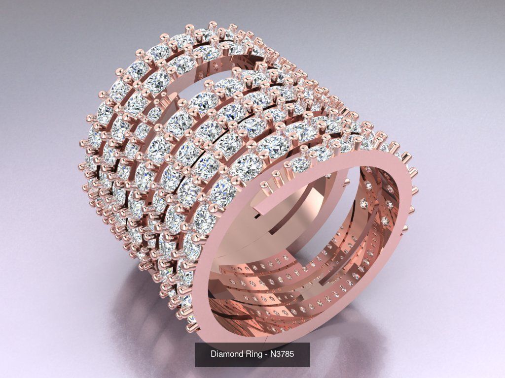 Collection 3d Ring Jewellery - 100 Womens Rings N22 _20
