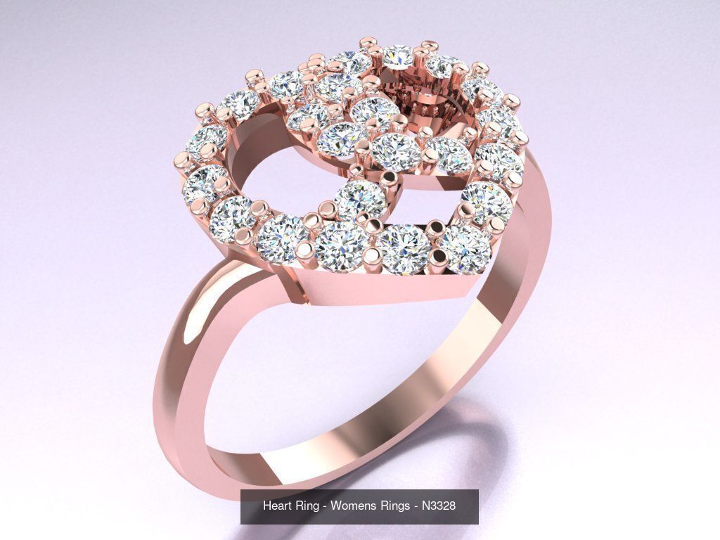 Collection 3d Ring Jewellery - 100 Womens Rings N22 _15