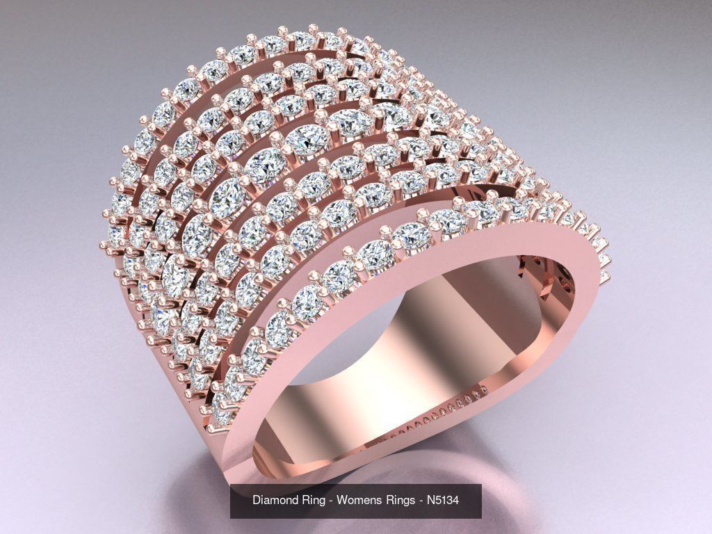 Collection 3d Ring Jewellery - 100 Womens Rings N22 _101