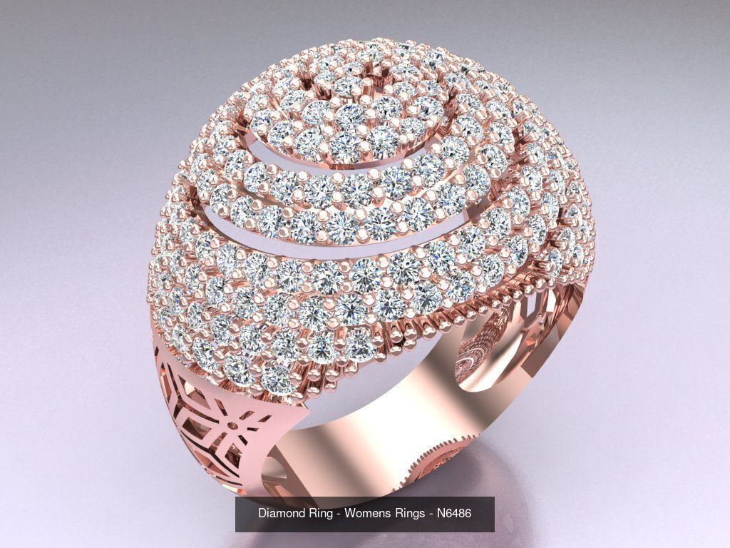 Collection 3d Ring Jewellery - 100 Womens Rings N22 _74