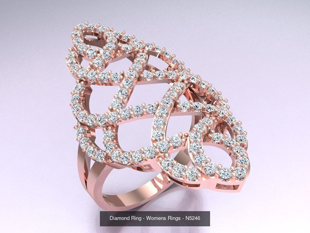 Collection 3d Ring Jewellery - 100 Womens Rings N22 _63