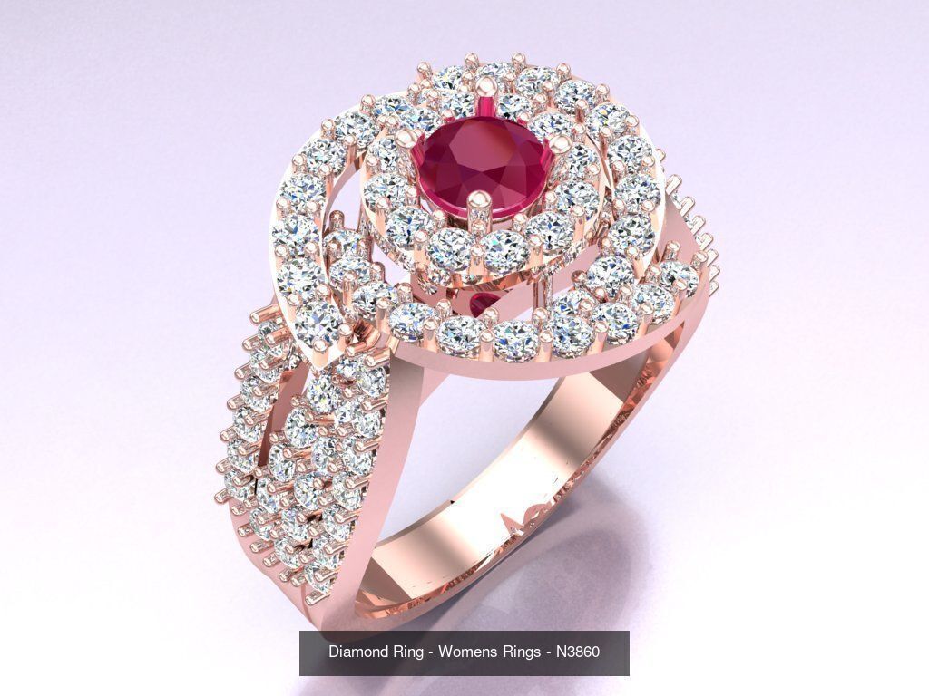 Collection 3d Ring Jewellery - 100 Womens Rings N22 _60