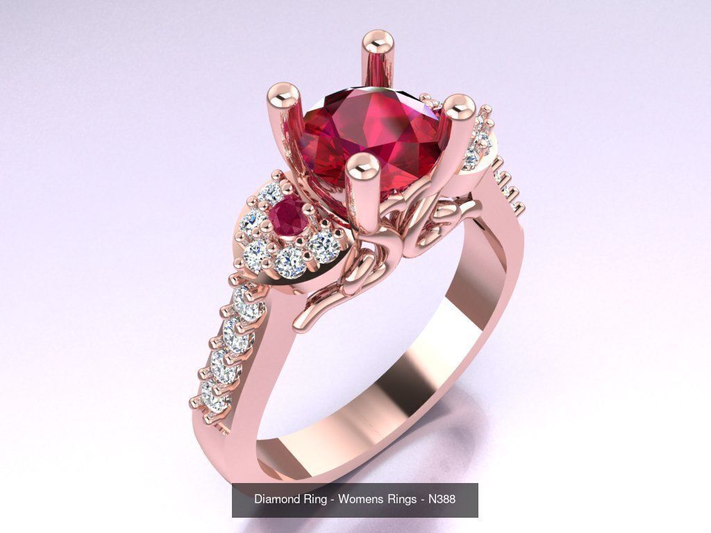 Collection 3d Ring Jewellery - 100 Womens Rings N22 _13