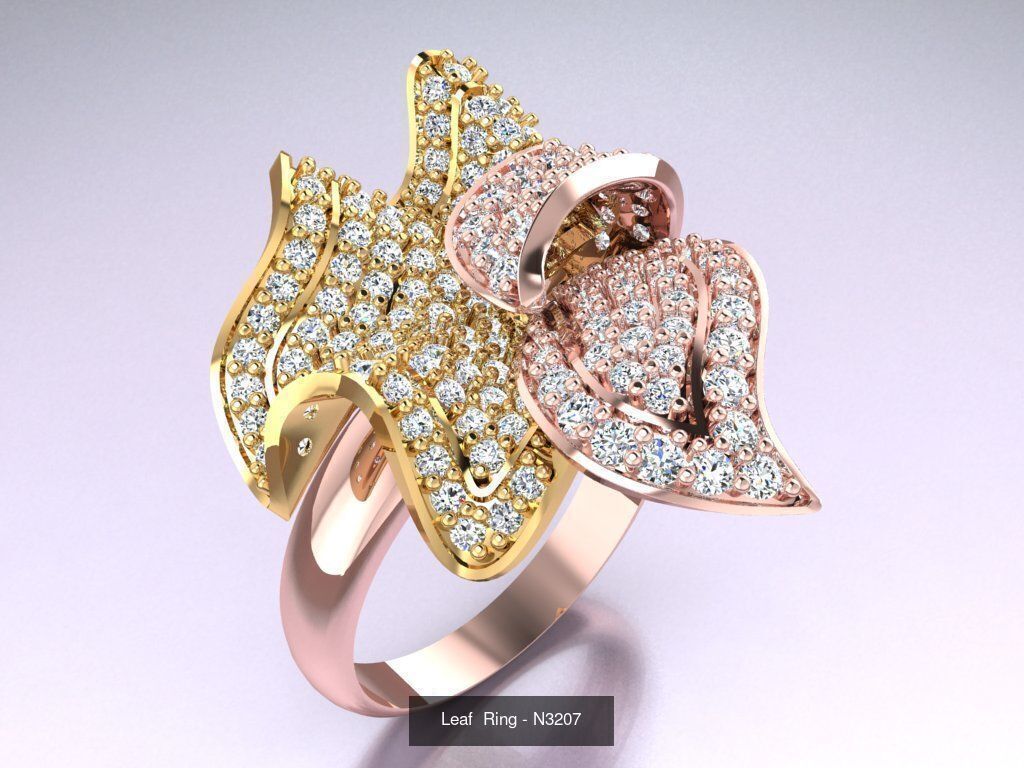 Collection 3d Ring Jewellery - 100 Womens Rings N22 _24