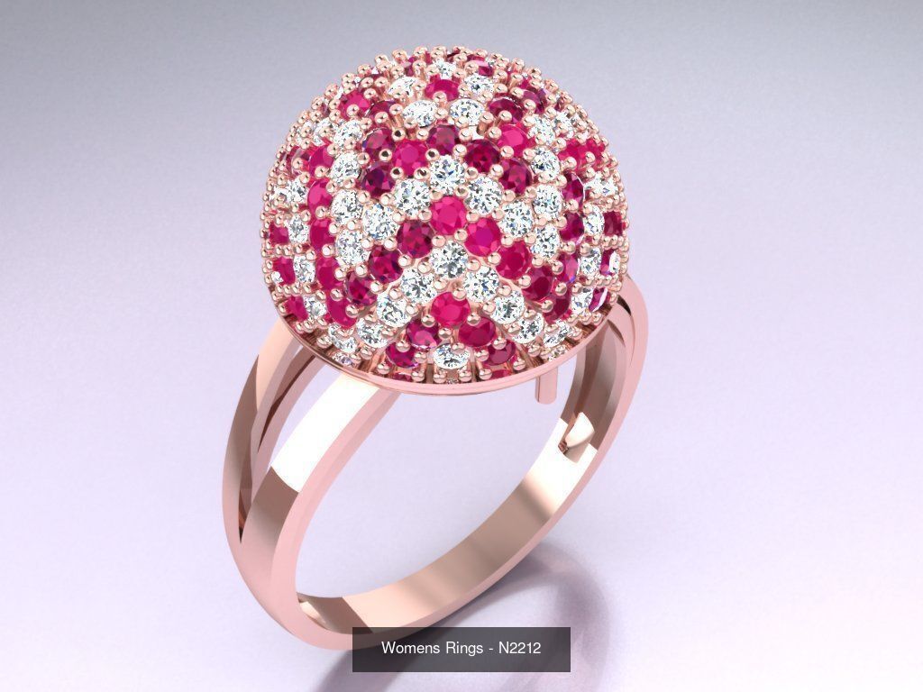 Collection 3d Ring Jewellery - 100 Womens Rings N22 _27