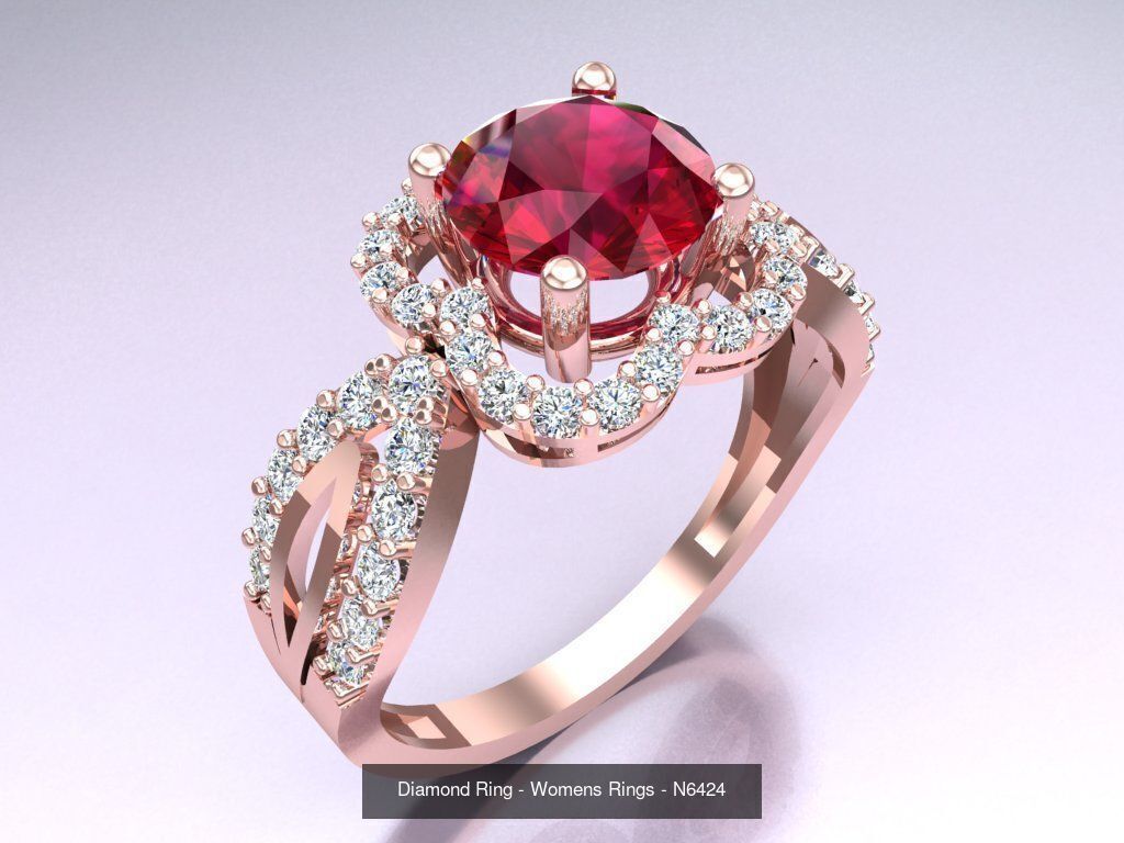 Collection 3d Ring Jewellery - 100 Womens Rings N22 _53