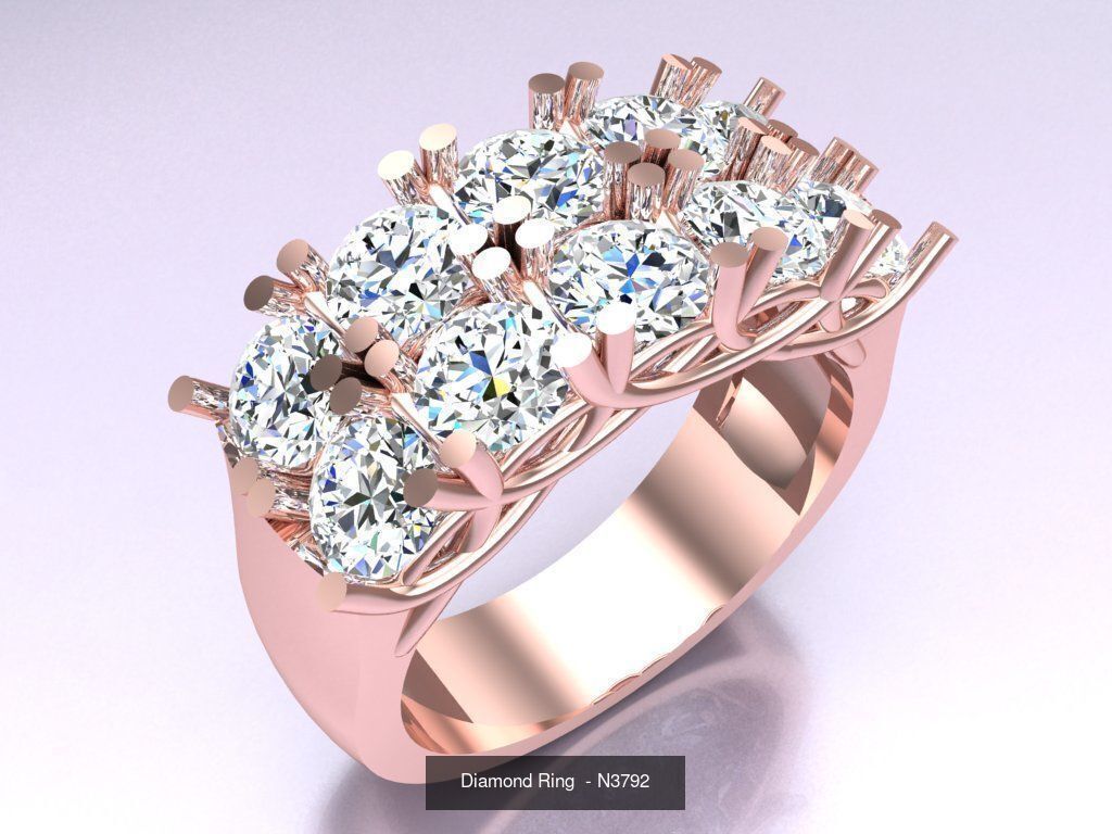 Collection 3d Ring Jewellery - 100 Womens Rings N22 _50