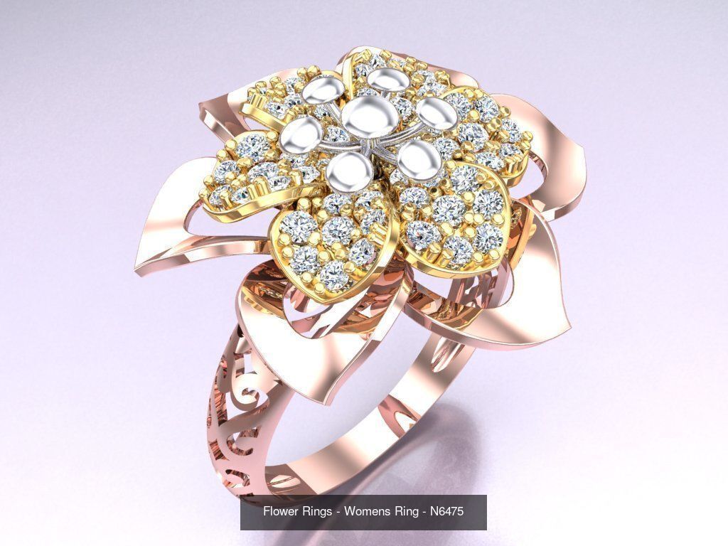 Collection 3d Ring Jewellery - 100 Womens Rings N22 _76