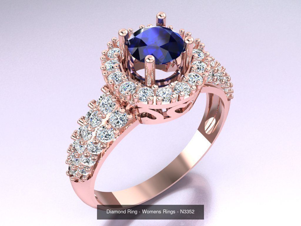 Collection 3d Ring Jewellery - 100 Womens Rings N22 _83