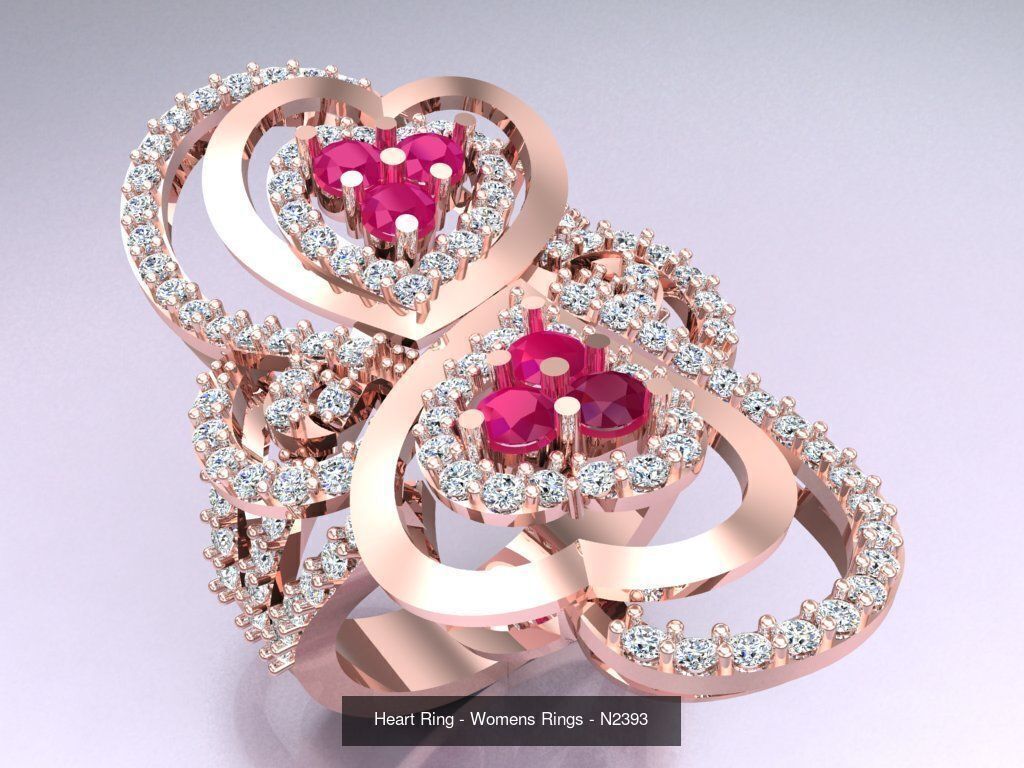 Collection 3d Ring Jewellery - 100 Womens Rings N22 _21
