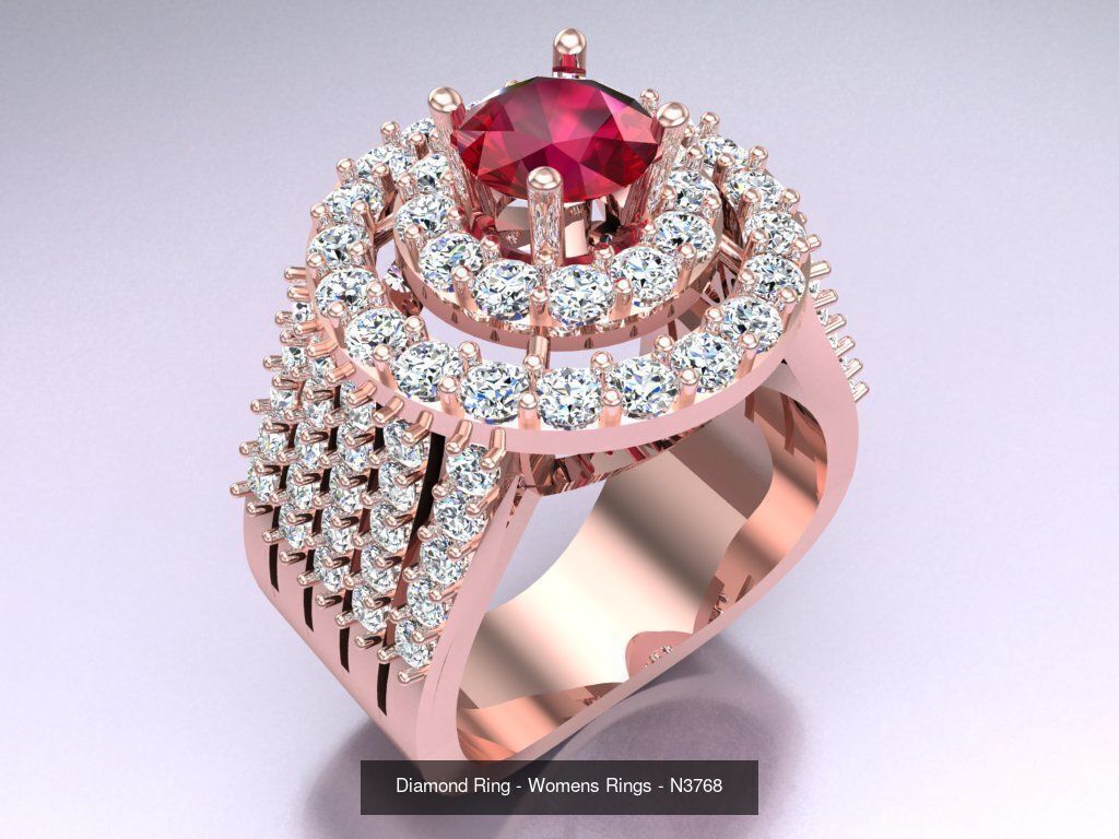 Collection 3d Ring Jewellery - 100 Womens Rings N22 _58