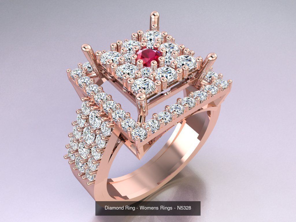 Collection 3d Ring Jewellery - 100 Womens Rings N22 _65