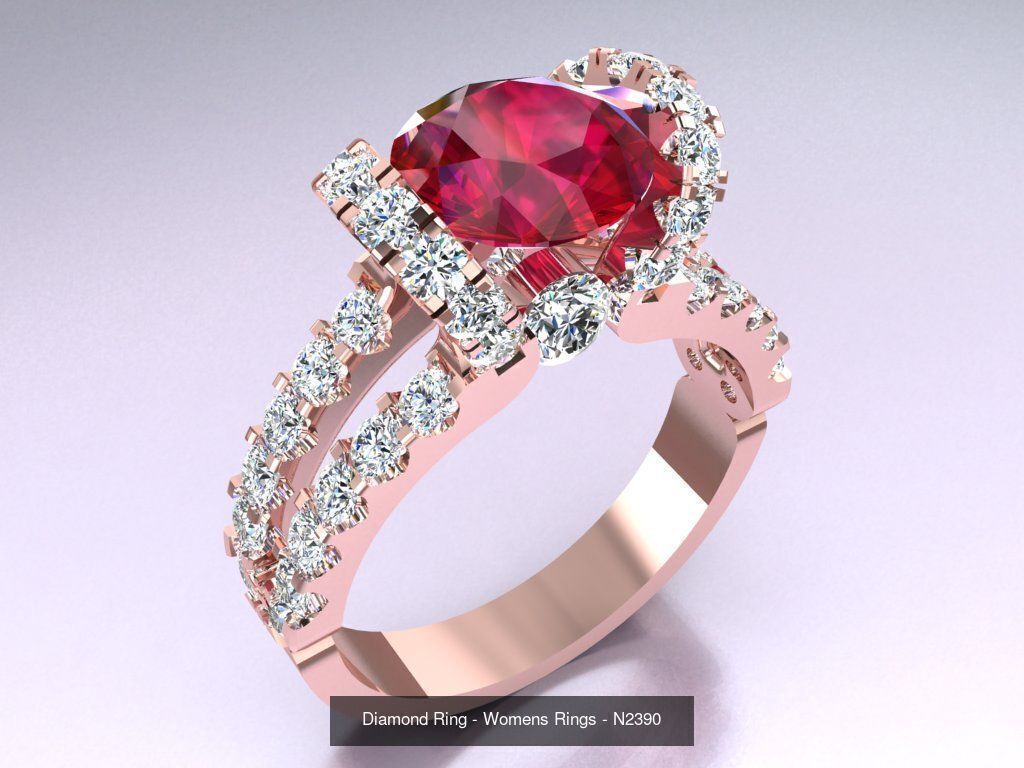 Collection 3d Ring Jewellery - 100 Womens Rings N22 _22