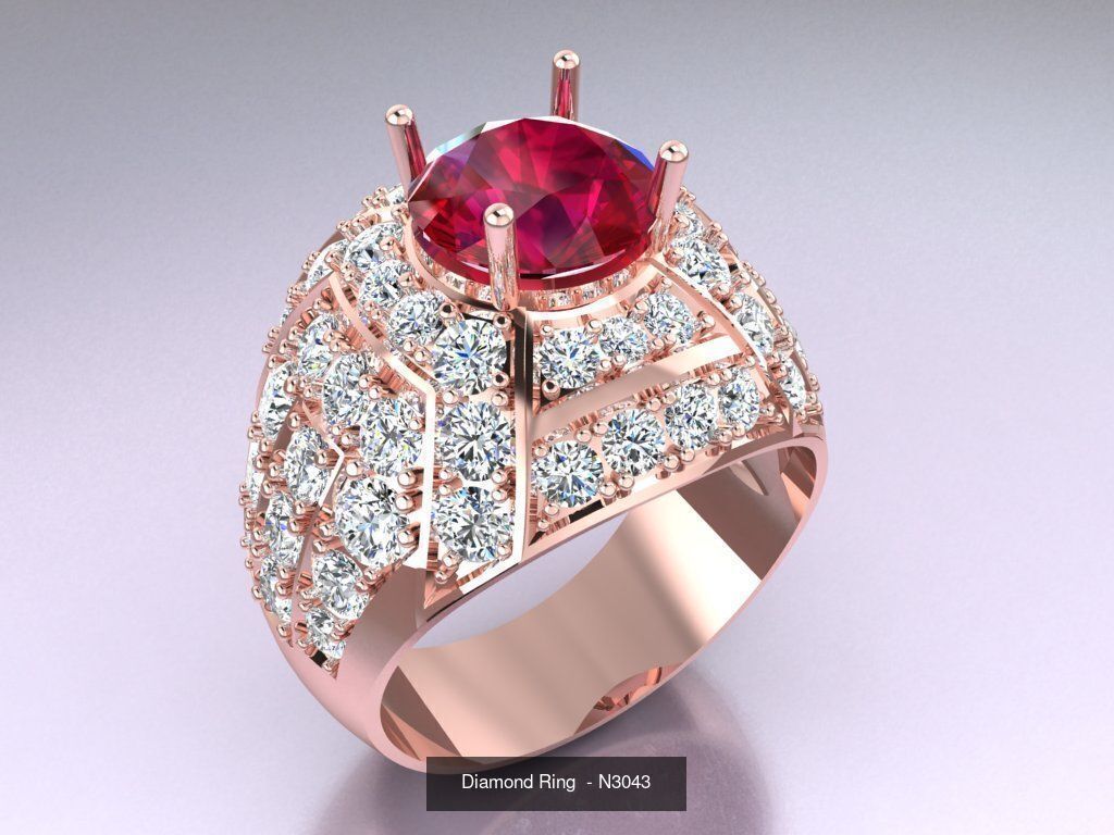 Collection 3d Ring Jewellery - 100 Womens Rings N22 _43