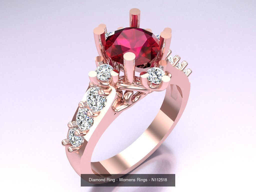 Collection 3d Ring Jewellery - 100 Womens Rings N22 _112