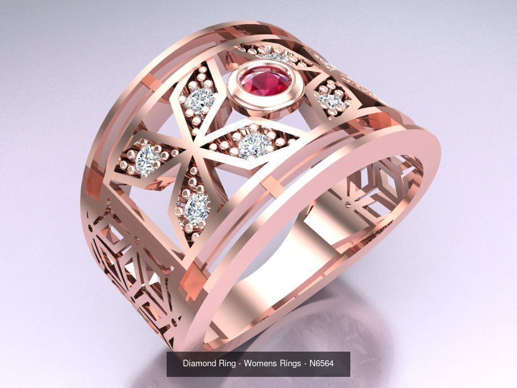 Collection 3d Ring Jewellery - 100 Womens Rings N22 _93